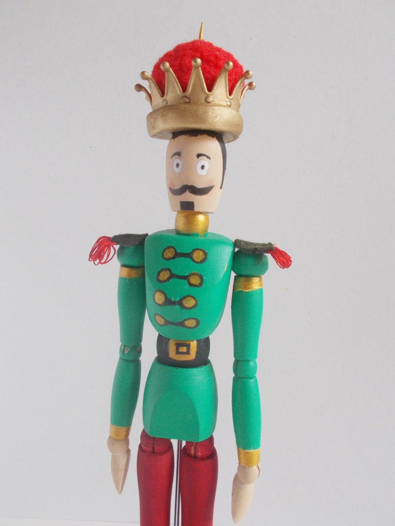 SALE Nutcracker Art Doll Sculpture Wooden Figure Hand Painted Etsy