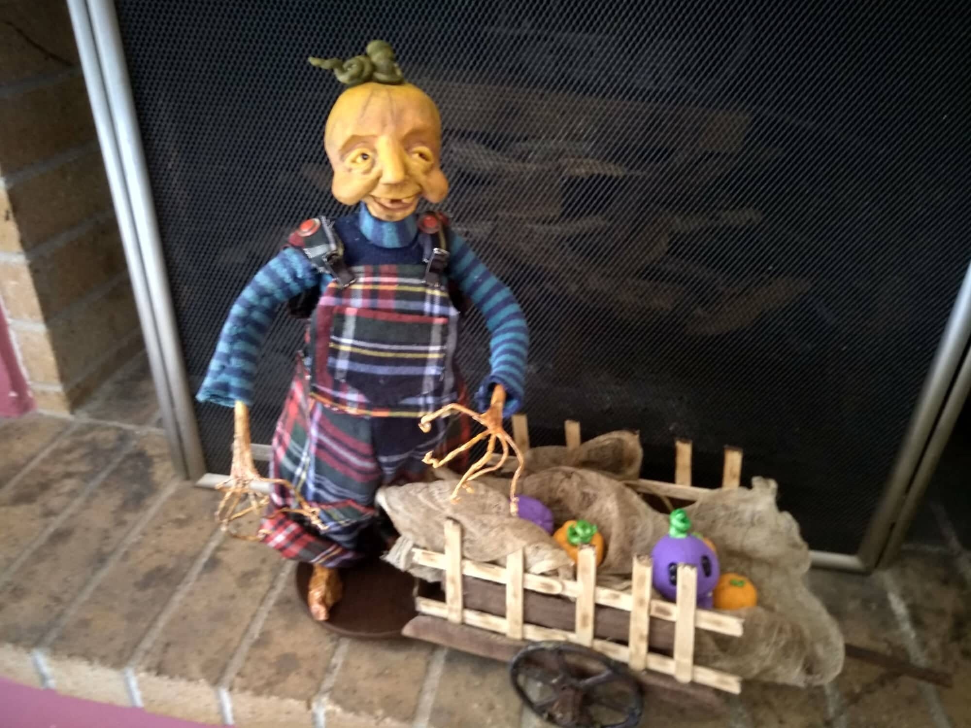 Halloween Pumpkin Man Pendant