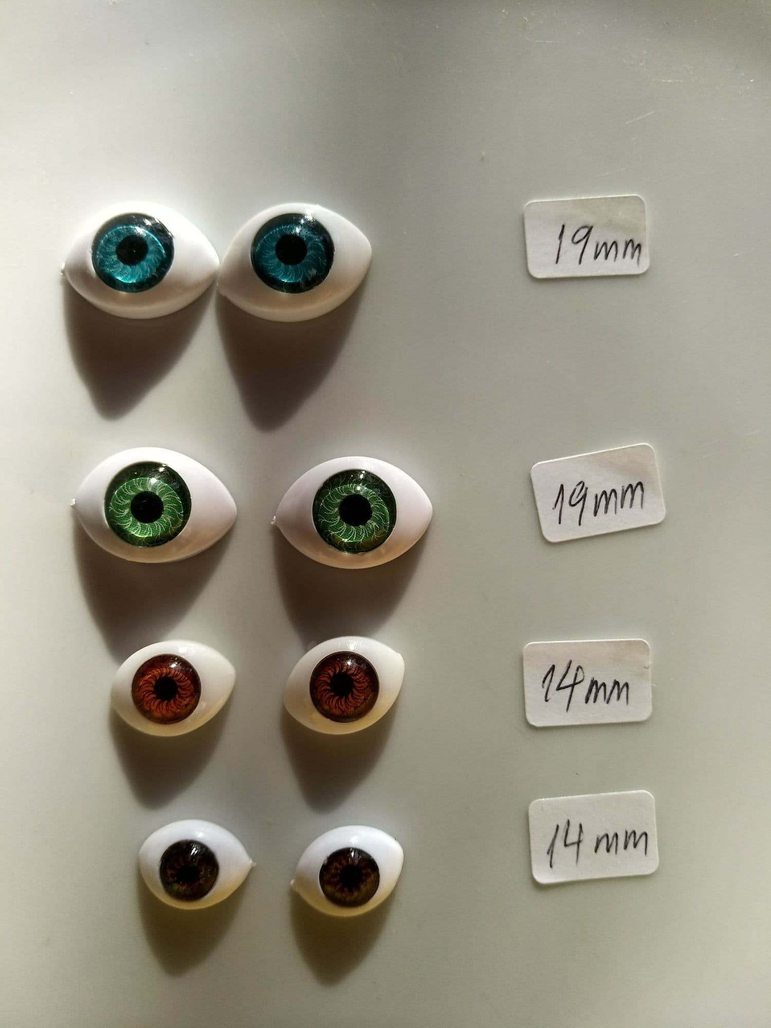 1 Pair 12mm Article UL Plastic Safety Eyes Round Pupils Teddy Bear Doll  Puppet Plush Toy Stuffed Animal Plushie Soft Crafts