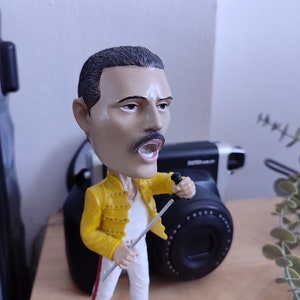 Freddie Mercury Resin Figure: Queen Rock Band Collectible