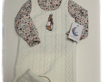 Flopsy Bunny Embroidered Romper And Coordinating Top