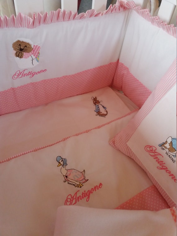 bunny cot bedding