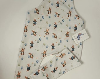 Peter Rabbit Baby Toddler Dungarees Birthday Balloons Matching Jacket Listed Seperately
