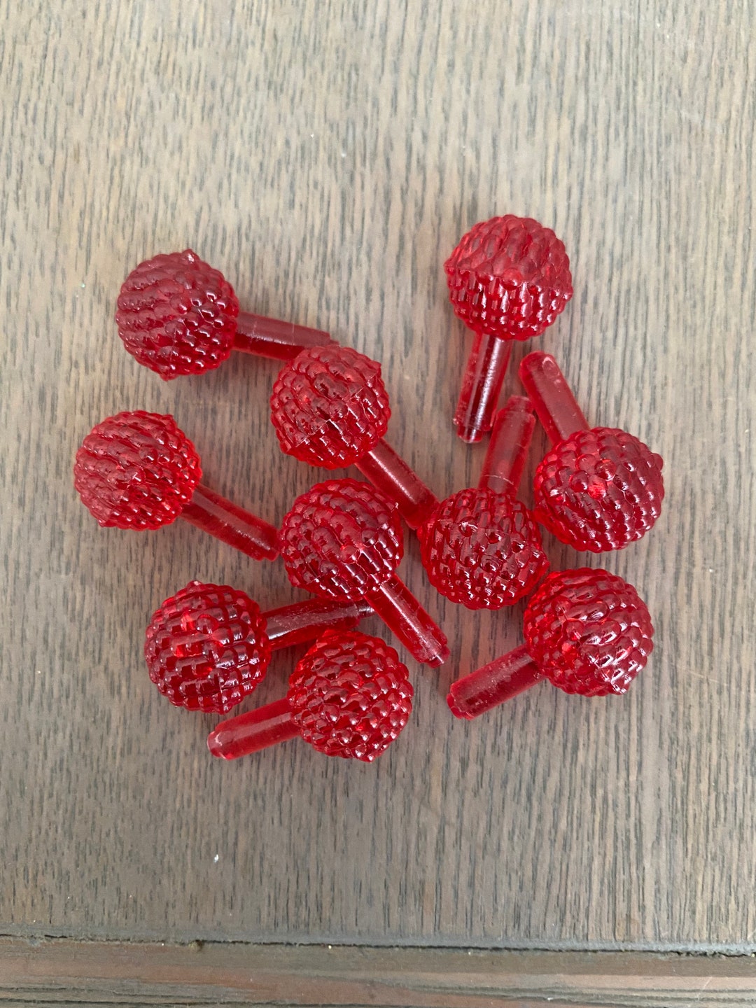 Berry Bulbs for Ceramic Christmas Tree Rare Replacement Lights 10 Bulbs