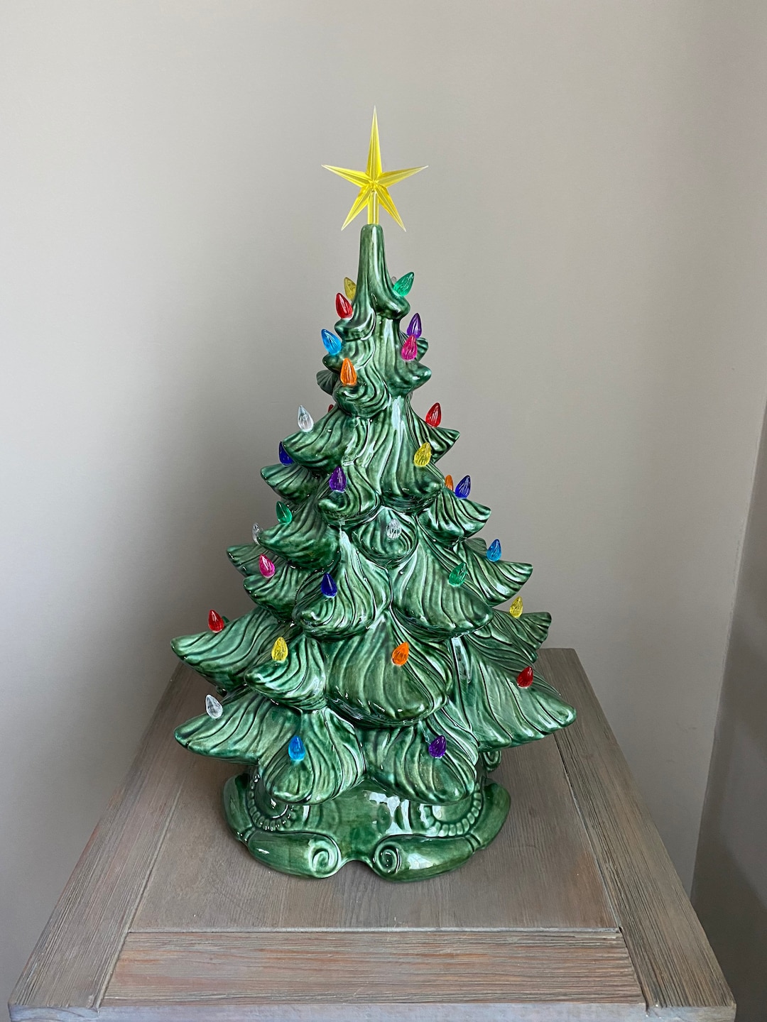 Large Ceramic Christmas Tree - Atlantic Edition - Etsy