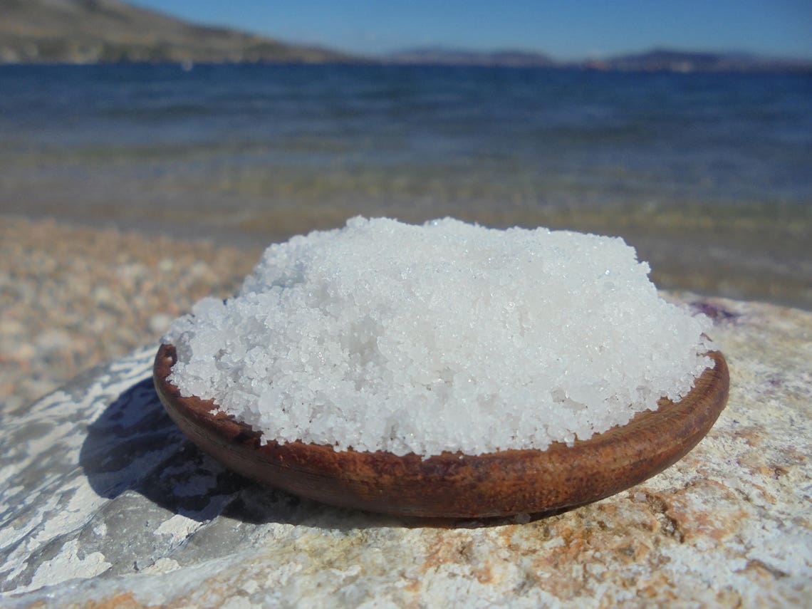 Sel de mer naturel Fleur de Sel Sel de Fleur Sel cueilli à - Etsy France