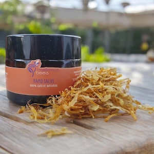 Handmade Beeswax Salve: All Natural Balm with Organic Oils
