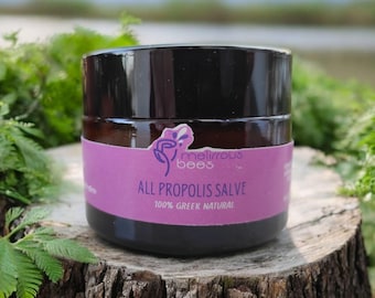 Handmade Propolis Beeswax Salve: Natural Healing Balm