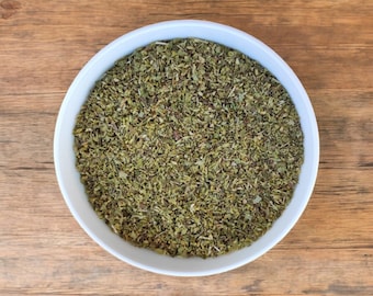 Greek Oregano: Homegrown Dried Herb, Intense Aroma