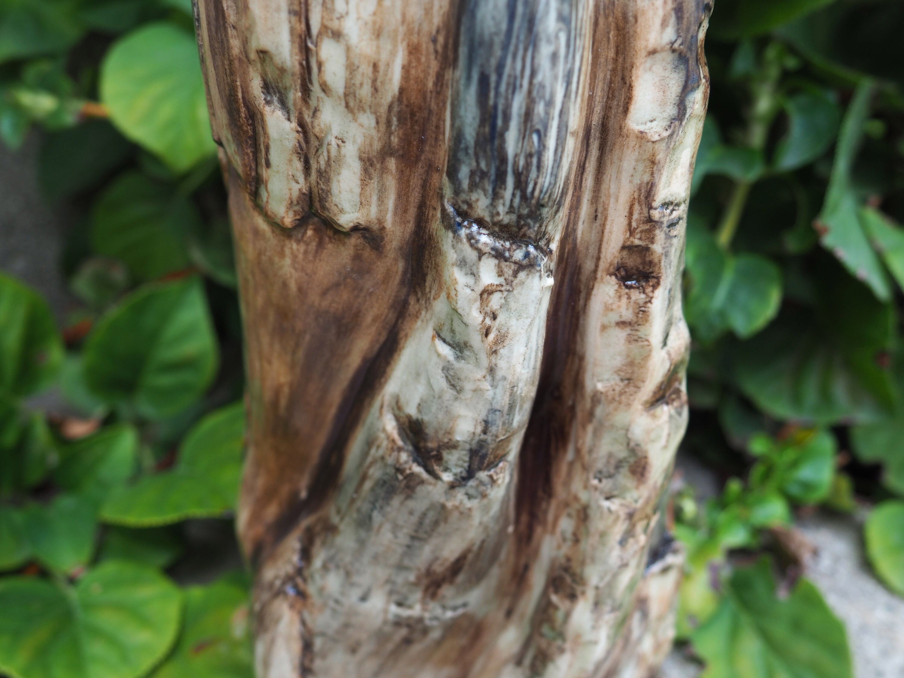 Large Twisted Tree Bark Vase — Jennifer Meeker Art Ceramics