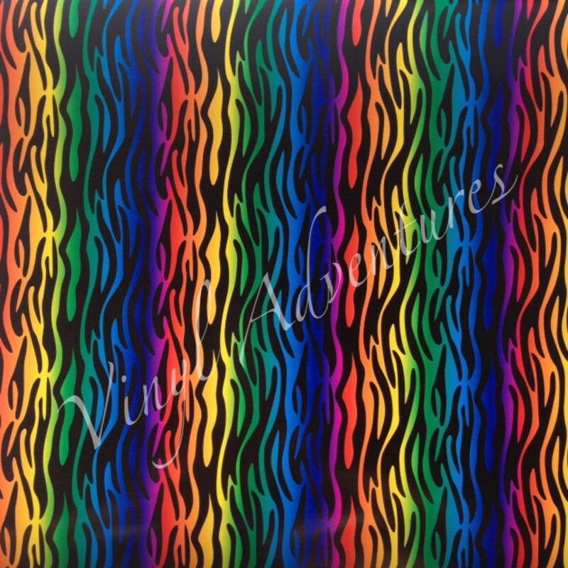 Rainbow Zebra Print Etsy