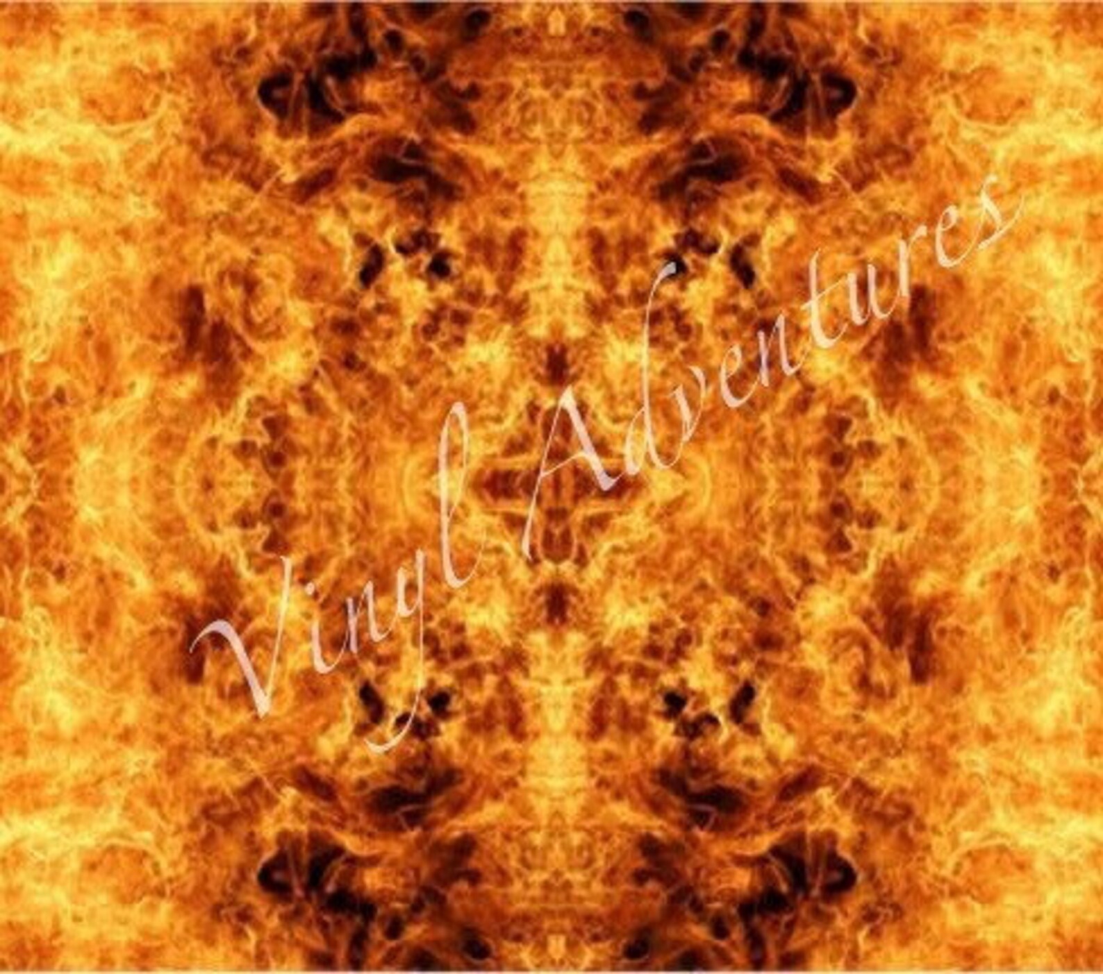 Fire Heat Transfer Vinyl Flame Pattern HTV Fire Patterned Etsy