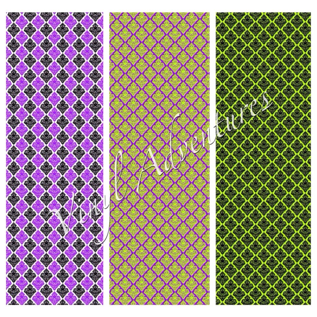 Pattern Htv Printed Floral HTV, Damask Heat Transfer Vinyl, Halloween HTV, Printed HTV ...
