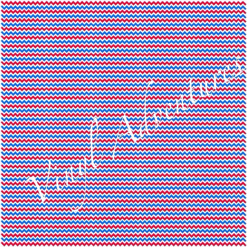 Red Pattern Htv Chevron HTV, Heat Transfer Vinyl, Red White Blue, Printed HTV, Small ...