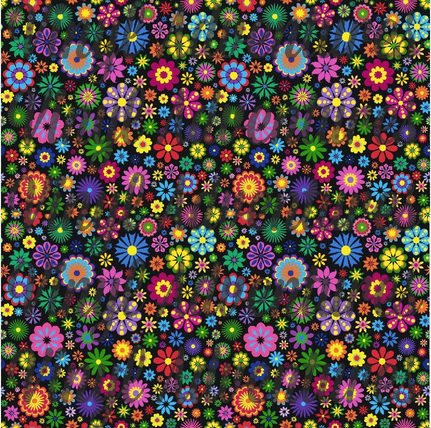 Pattern HTV Floral Floral Printed Vinyl Pattern Adhesive - Etsy