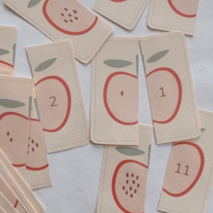 Printable Preschool Counting Game | Digital Download | Preschool Flashcards