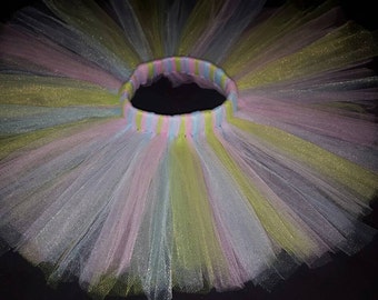 Tutu pour nouveau-né en tutu - tutu adulte en tutu - mauve, vert, bleu, rose, jaune Tutu - arc en ciel - Pastel tutu - tutu de Pâques - Licorne