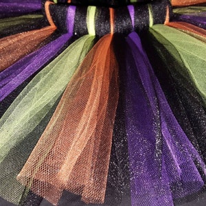 Black, purple, orange, & green Tutu - newborn, infant, baby, girls, adult - Halloween costume - witch costume, cat costume, or bat costume