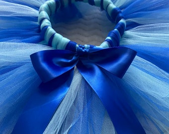 Tutu bleu royal et bleu clair, costume, tutu bébé, tutu adulte, tenue de premier anniversaire