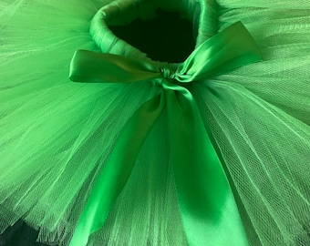 Tutu vert, tutu de jour de rue Patrick, tutu de Noël