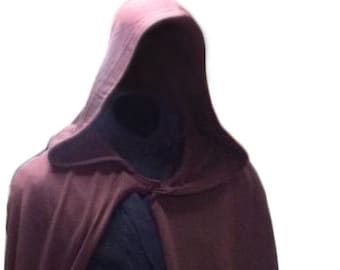 LUKE SKYWALKER Jedi Knight ROBE Only - Dark Brown - Fantastic, quick and Soft Material - Replica Star Wars Costume