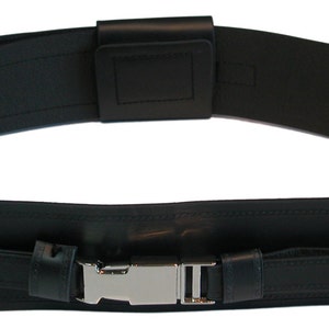 ANAKIN SKYWALKER BELT - Black - Pleather with Metal Buckle - Jedi / Sith Belt - Perfect for your Star Wars Costume / Cosplay
