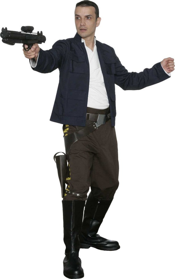 Star Wars Han Solo Costume New Hope Jacket Shirt Pants Film Set Quality from USA