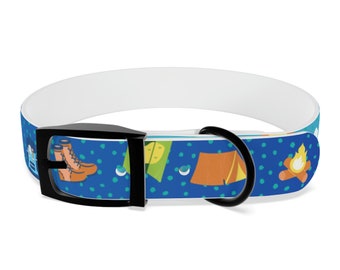 SplashGuard Waterproof Dog Collar - Camping, Hiking, Outdoorsy, Stylish, Durable, and Odor Resistant