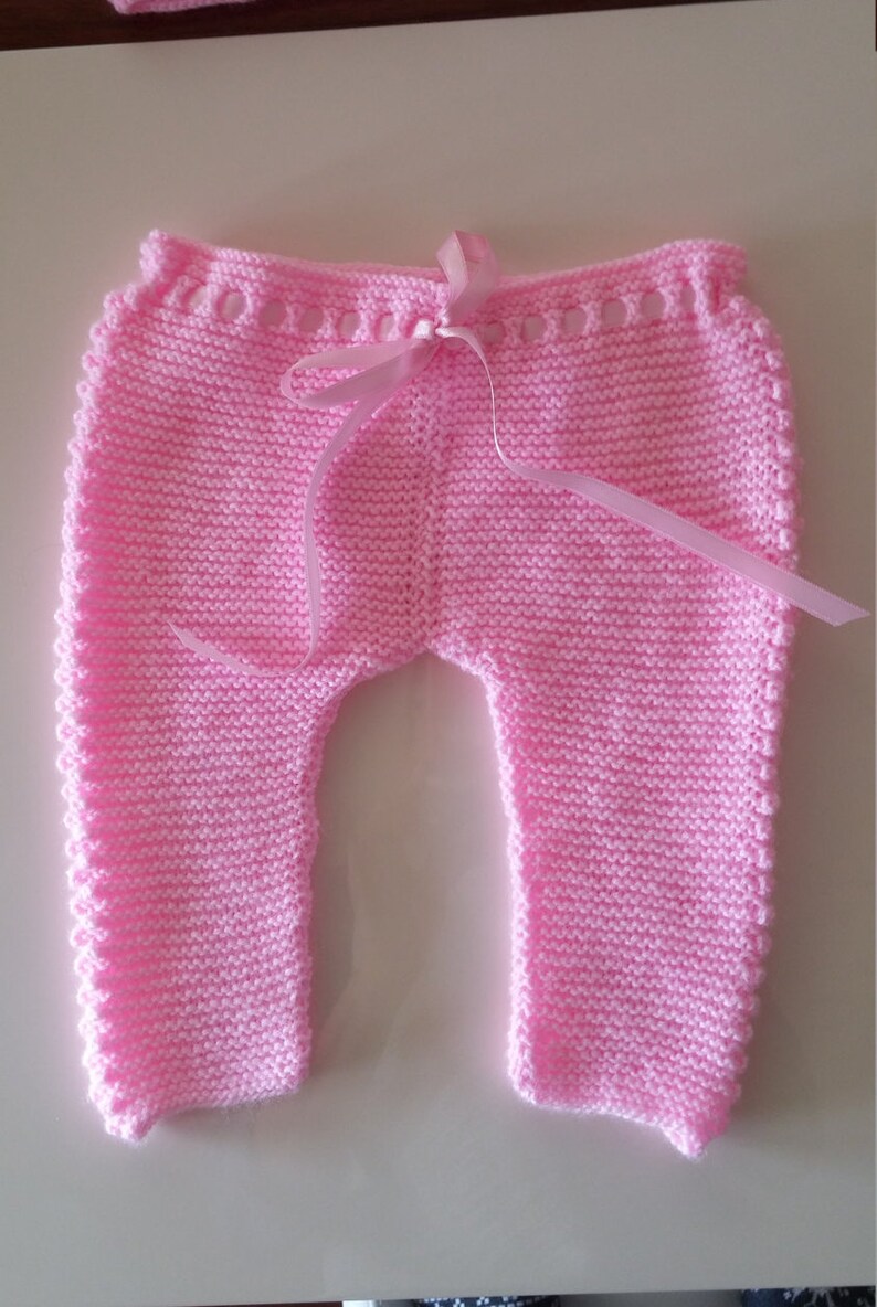 Tights pants knitting newborn baby coming home outfit Etsy