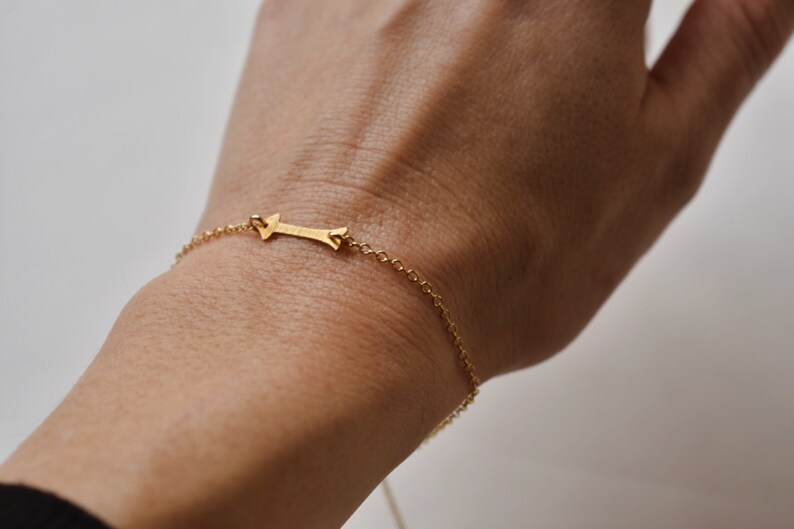 Amorini 24k Vermeil Golden Love Arrow Bracelet