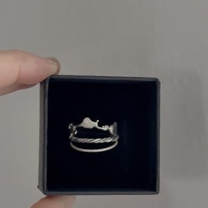 Drippy Sterling Silver Ring