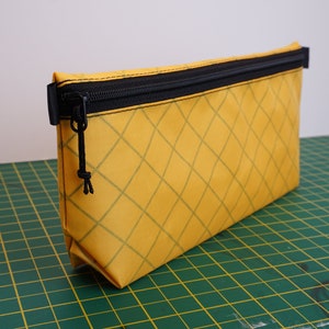 The Wedge Zip Pouch - Size Large - Lightweight Ecopak fabric in a variety of colours