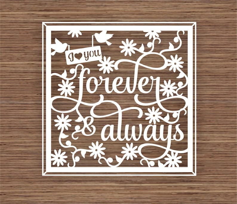 Download I love you forever and always PDF SVG Commercial Use ...