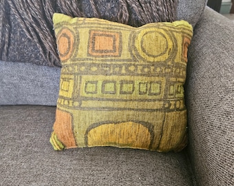 Rétro Vintage Accent Pillow
