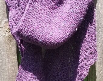 Lace Trimmed Scarf