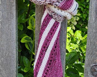 Glass of Burgundy Scarf