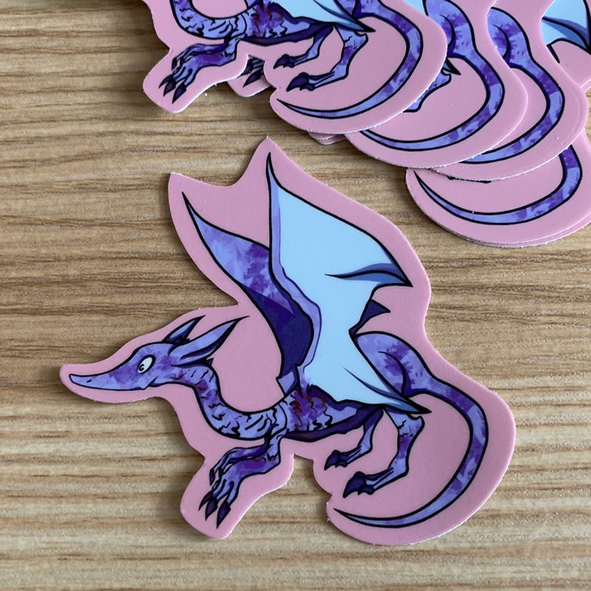 Dragon Sticker | Etsy