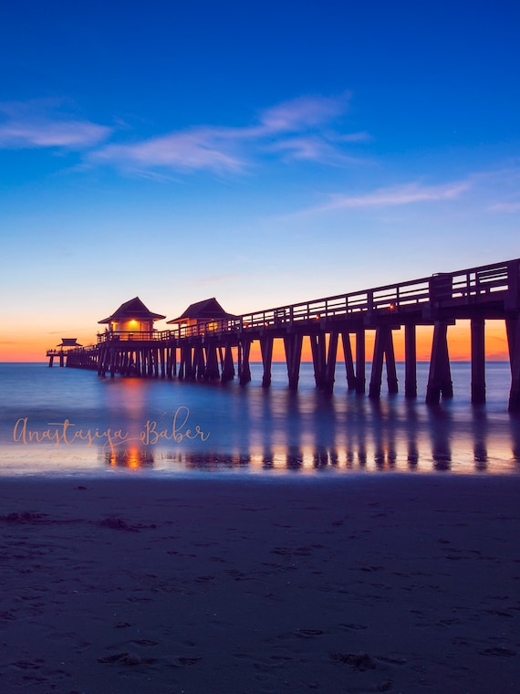 Naples Florida Photography Print Naples Pier Etsy
