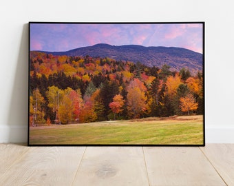 White Mountains National Forest, New Hampshire, Photography Print, Autumn