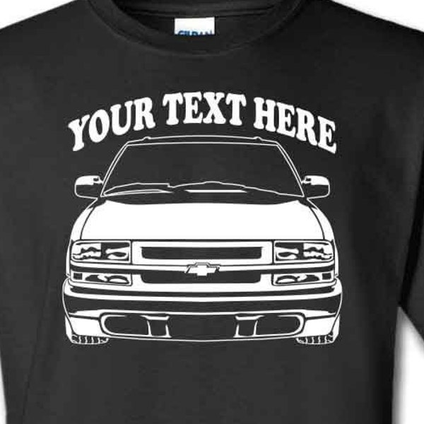 1998-2004 Chevrolet S-10/Blazer -Lowrider- Personalized Cotton T-shirt - #TLR007