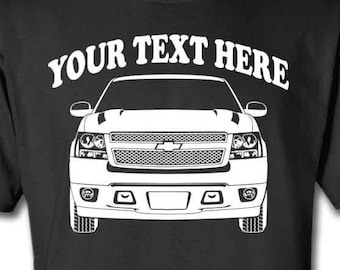 07-14 CHEVROLET Tahoe-Suburban - 2WD -  Personalized Cotton T-shirt - #TOR090-2