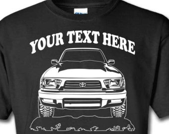 TOYOTA Tacoma 1997  Personalized T-Shirt!  UNISEX 100% Cotton Preshrunk T-shirts - #TOR107