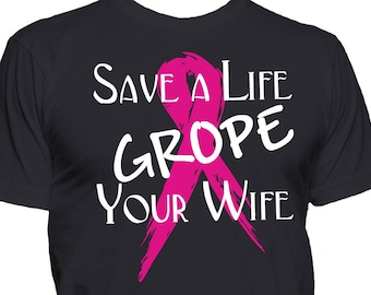 Breast Cancer Awareness T-shirt for men.  - Men's cut 100% Cotton Pre-shrunk T-shirt - #TS005U