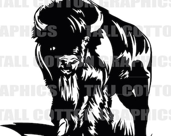 Bison - Buffalo  Vinyl Decal #WL045