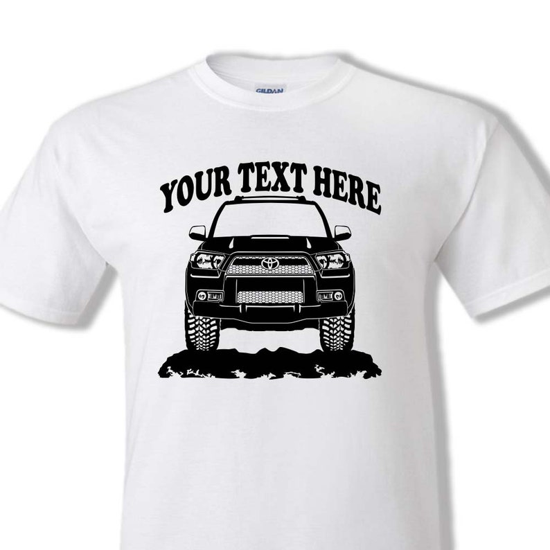 Toyota 4Runner 2010 and up SUV truck Personolized T-shirt ...