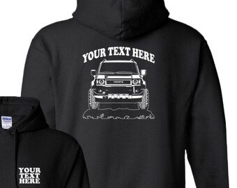Toyota Landcruiser 4x4 Hoodie: 1958 Edition Offroad Custom Hoodie