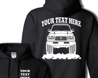 TOYOTA FJ80 LANDCRUISER Suv 4X4 Offroad  Personalized  Pullover Hoodie! 50/50 cotton/polyester  - #HOR059