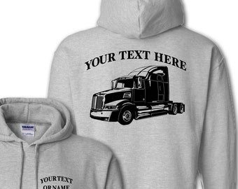 WESTERN STAR 5700  Semi Truck - Big Rig - 18 Wheeler - Semi Truck - Custom Pullover Hoodie - #HBR013