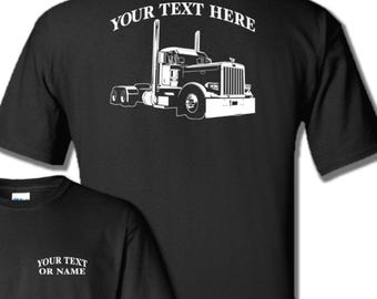 Peterbilt 379 Custom T-Shirt: Custom Big Rig Tee