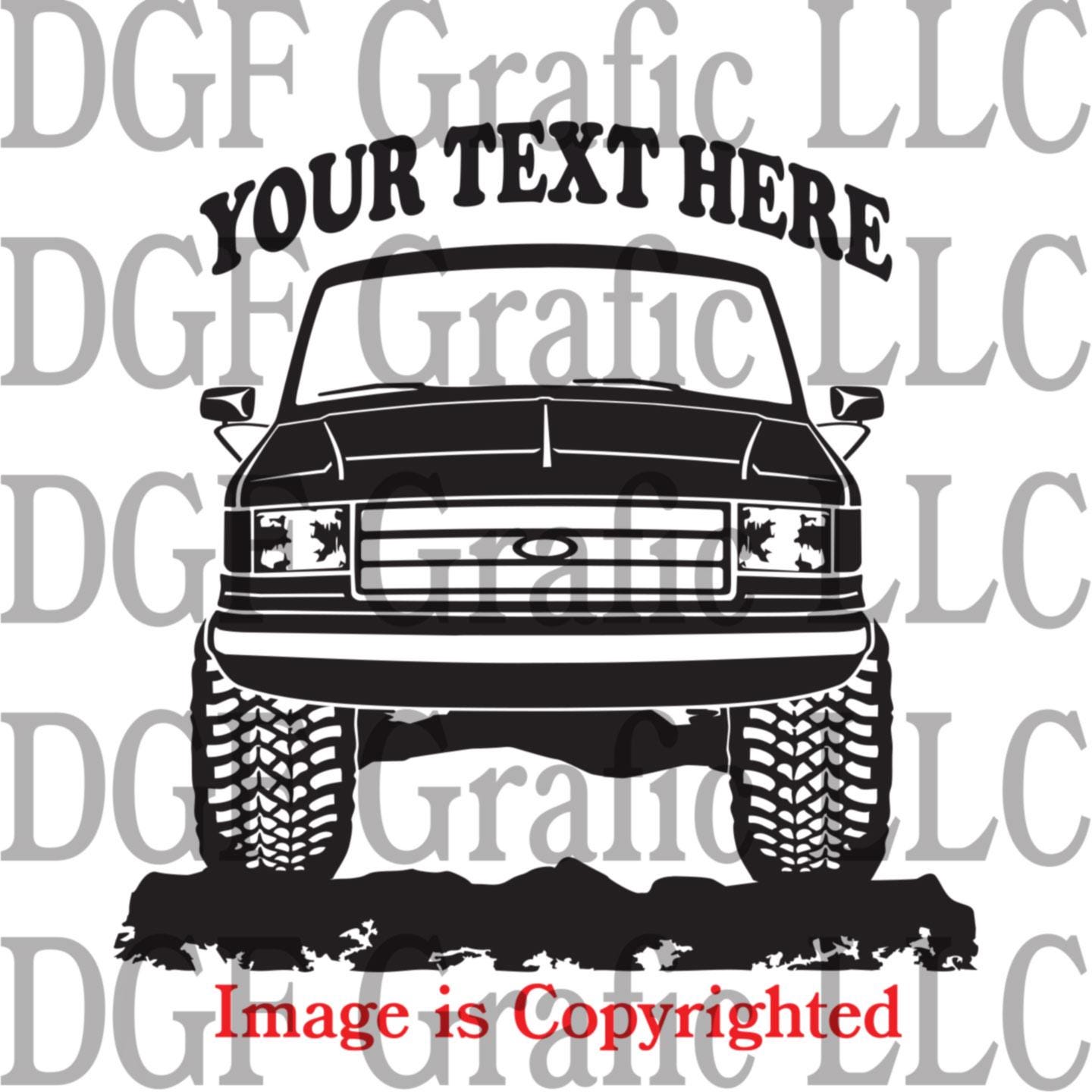 Tail Light For 1990-1997 Ford Bronco & F150 F250 F350 Styleside – Chrome Housing